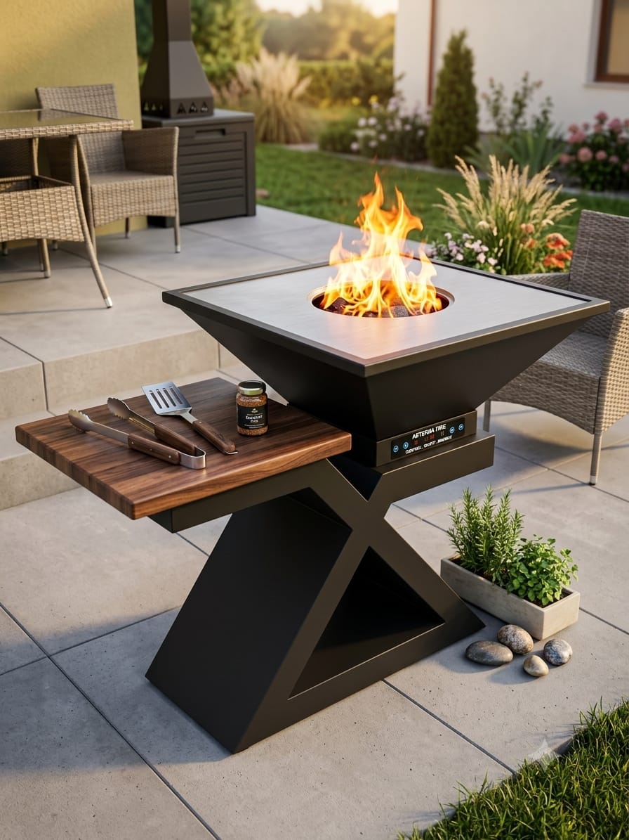BBQ Grill X Black Standard