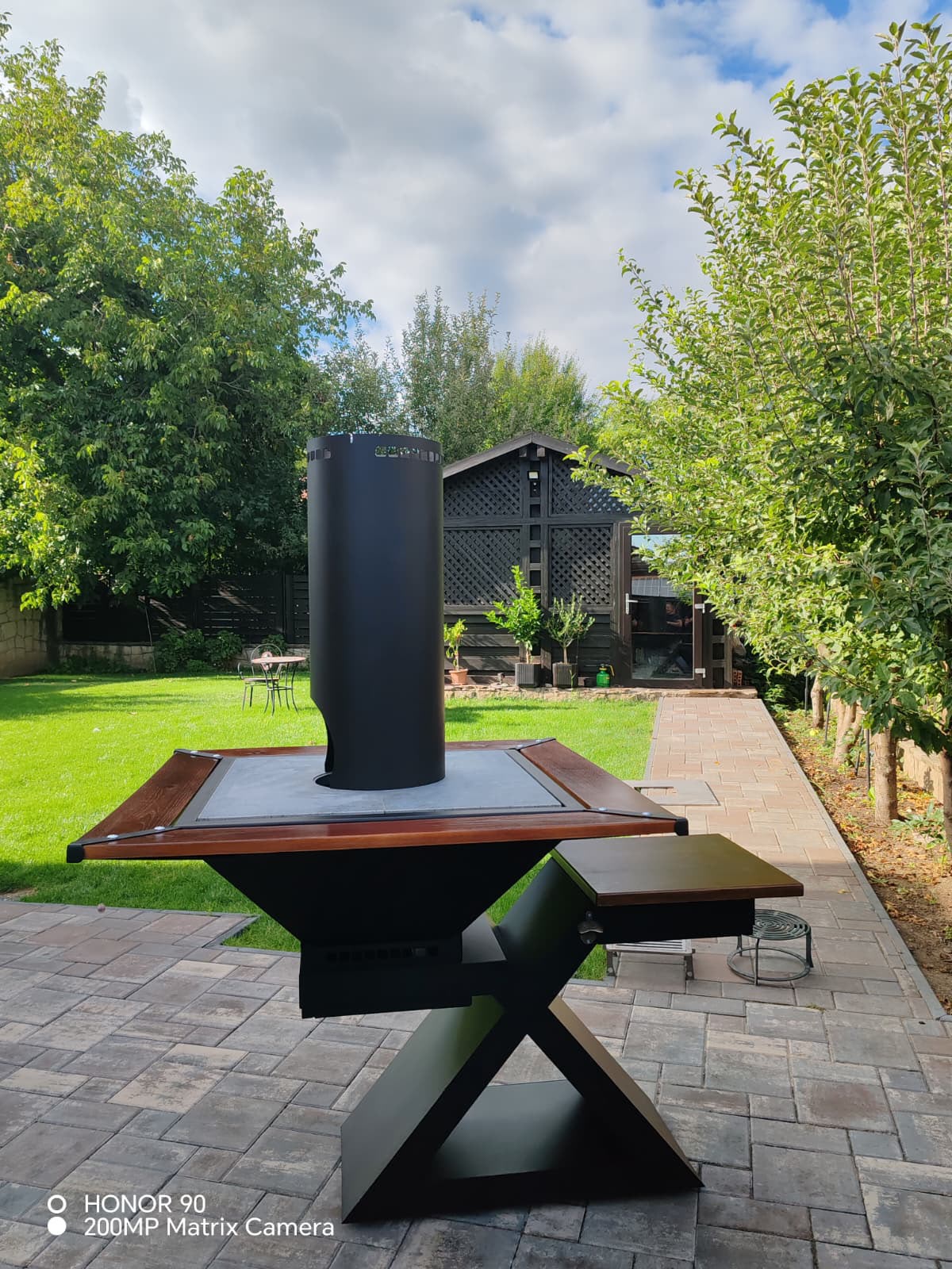 BBQ Grill X Black Pachet Inox